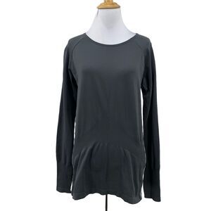 Zella Workout Shirt Women L Large Long Sleeve Tie Dye Sides Athletic Stretch Top